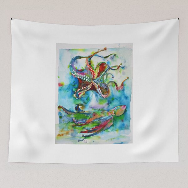 Item preview, OCTOPUSES IN THE ABYSS designed and sold by lautir.