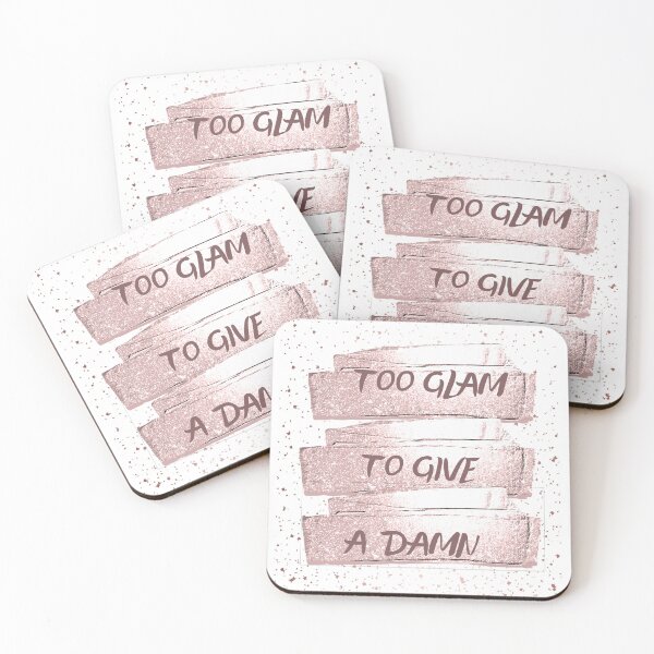 Item preview, Too glam to give a damn designed and sold by SanelaLuckyStar.