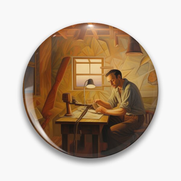 Item preview, Man at Work Late in Day designed and sold by YoPedro.