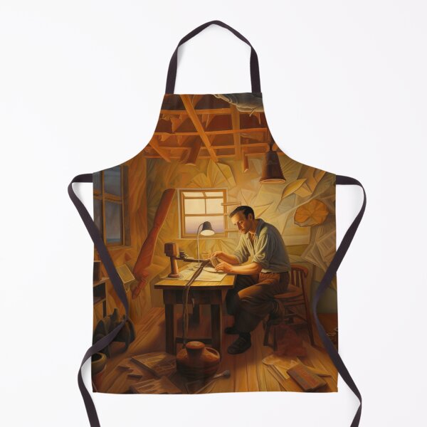 Item preview, Man at Work Late in Day designed and sold by YoPedro.