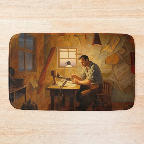 Item preview, Man at Work Late in Day designed and sold by YoPedro.