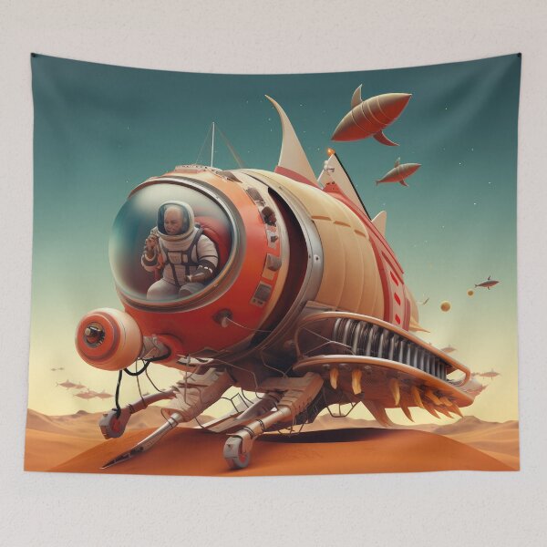 Item preview, On Mars in Martian Crawler designed and sold by Peter LOPEZ.