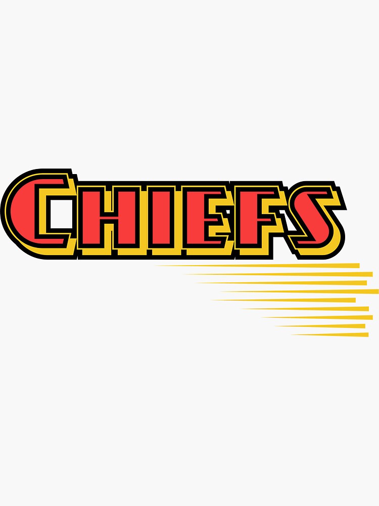 Kc Chiefs Retro Graphic Red Yellow Black T-shirt