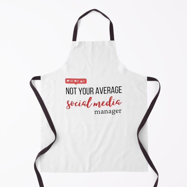 Item preview, Not your average social media manager designed and sold by Disturbing Wonderland.