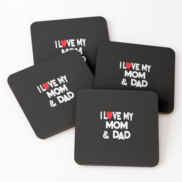 Item preview, i love my mom  and dad designed and sold by moh12shop.