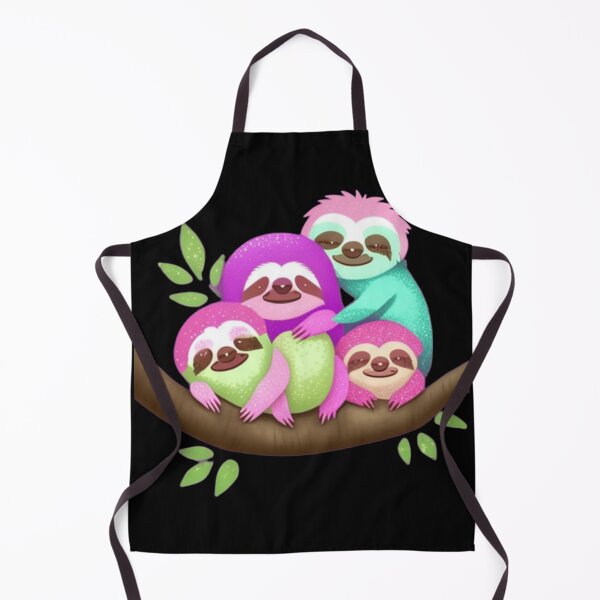 Item preview, Colorful sloth family designed and sold by Roxburylane.