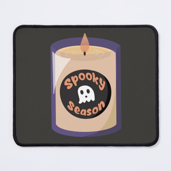Item preview, Spooky Season Purple Aesthetic Candle with Cute Ghost designed and sold by TheEclecticKat.