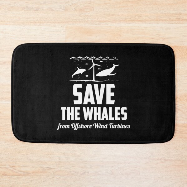 Item preview, Save The Whales From Offshore Wind Turbines designed and sold by twHistory.