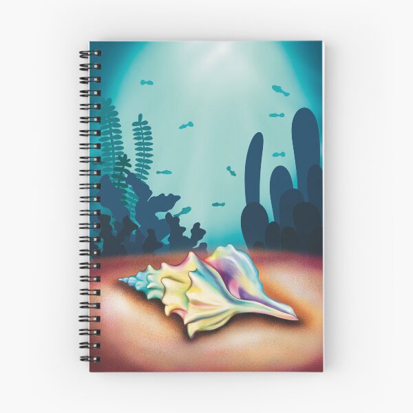 Item preview, Rainbow shell with background designed and sold by KunstKeks.