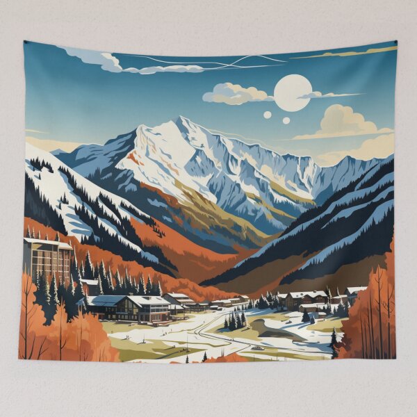 Item preview, A Pop Art Travel Print of Aspen - Colorado - US  designed and sold by StudioRedKoala.