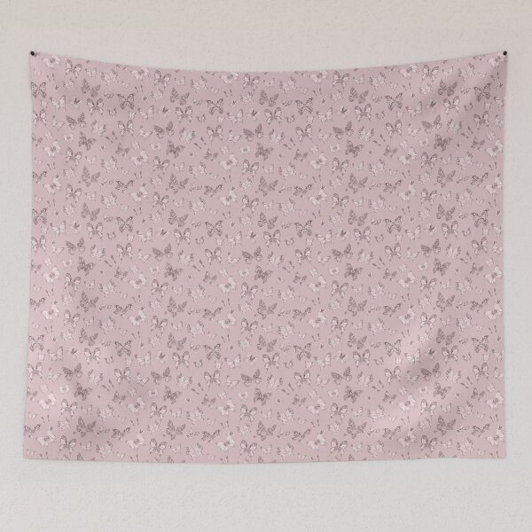 Item preview, Brown 90s Butterfly Pattern designed and sold by shopcosmiclatte.