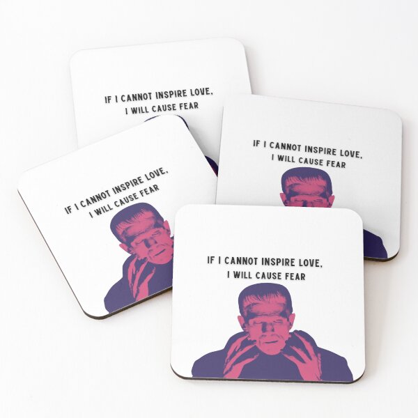 Item preview, Frankenstein Monster If I cannot Inspire Love I will Cause Fear  designed and sold by Denvervineart.