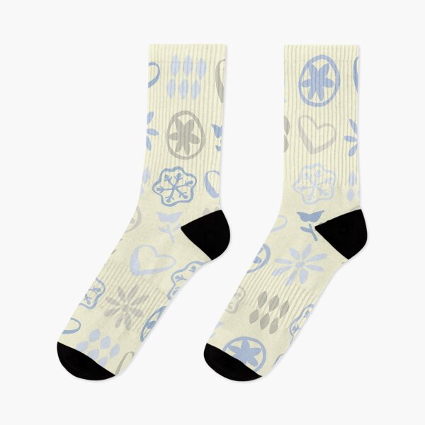 Item preview, Winter Cream Neutral Pastel Blue Boho Retro Mid Century Nostalgic Christmas Pattern designed and sold by blomastudios.