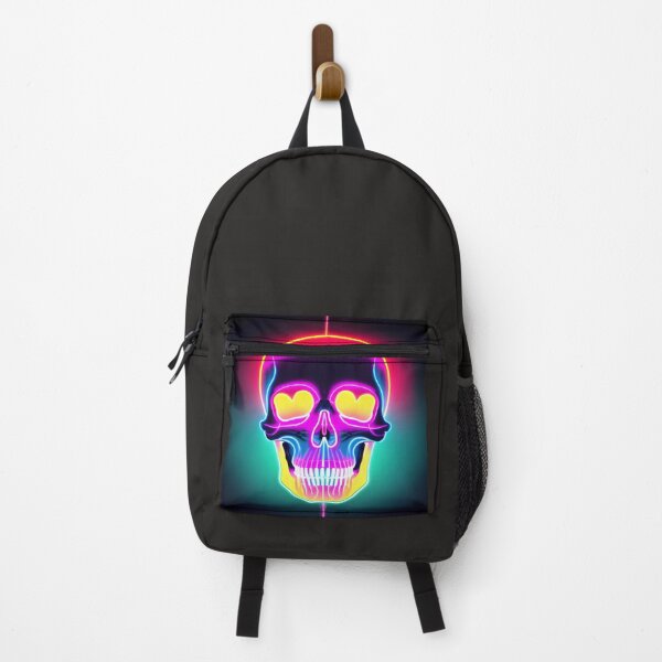 Item preview, Neon Party Skull designed and sold by CloudyIdeas3288.