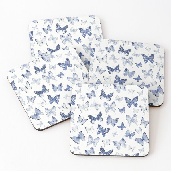 Item preview, Blue Butterflies designed and sold by shopcosmiclatte.