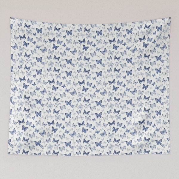 Item preview, Blue Butterflies designed and sold by shopcosmiclatte.