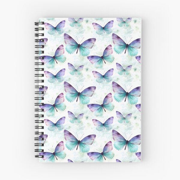Item preview, Lavender & Teal Butterfly Composite Overlay Pattern #1 designed and sold by ARTficiallyAnon.