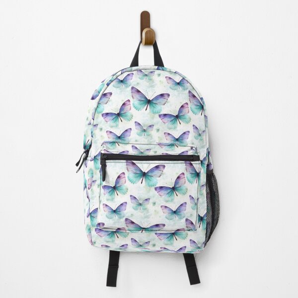 Item preview, Lavender & Teal Butterfly Composite Overlay Pattern #1 designed and sold by ARTficiallyAnon.