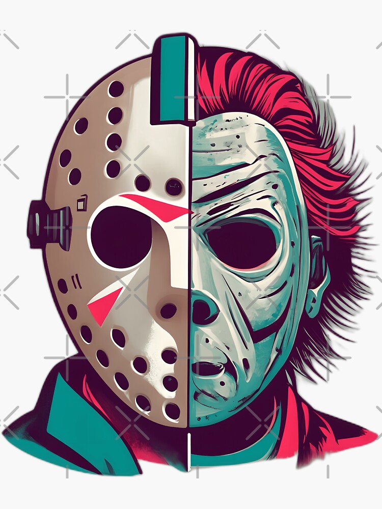 Thumbnail 3 of 3, Sticker, Jason and Michael designed and sold by dspayne1.