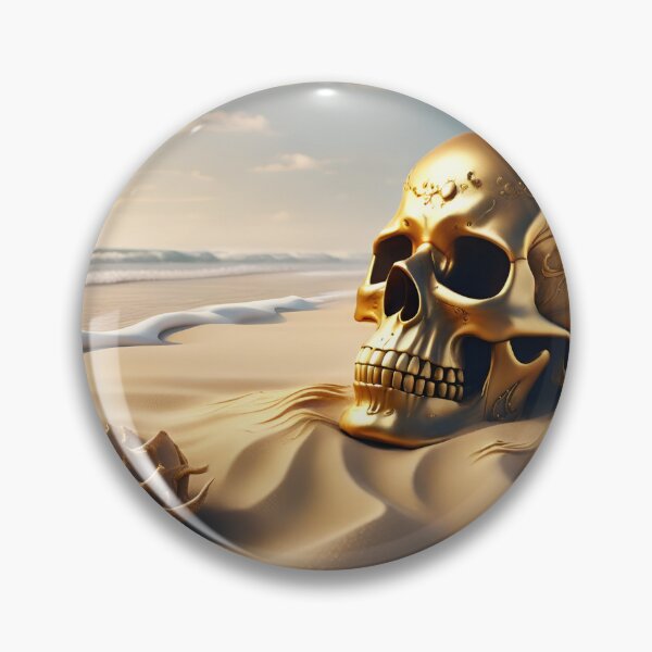 Item preview, Golden Skull  designed and sold by CloudyIdeas3288.