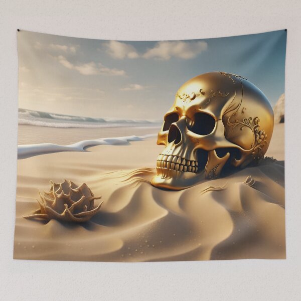 Item preview, Golden Skull  designed and sold by CloudyIdeas3288.