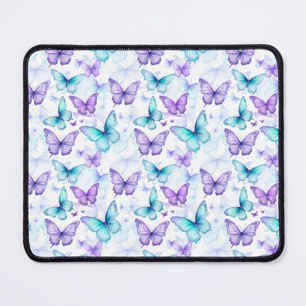 Item preview, Lavender & Teal Butterfly Composite Overlay Pattern #2 designed and sold by ARTficiallyAnon.