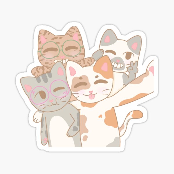 Cat Gang Sticker