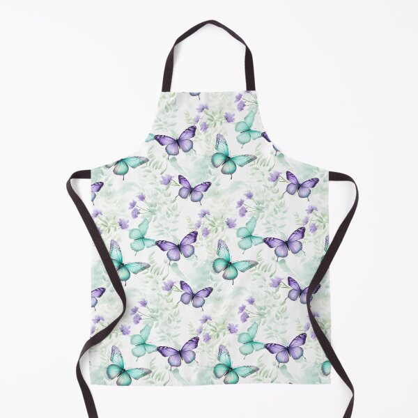 Item preview, Lavender & Teal Butterfly Composite Overlay Pattern #3 designed and sold by ARTficiallyAnon.