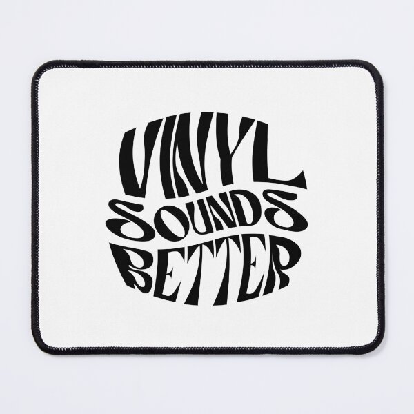 Item preview, Vinyl sounds better (black) designed and sold by didijuca.