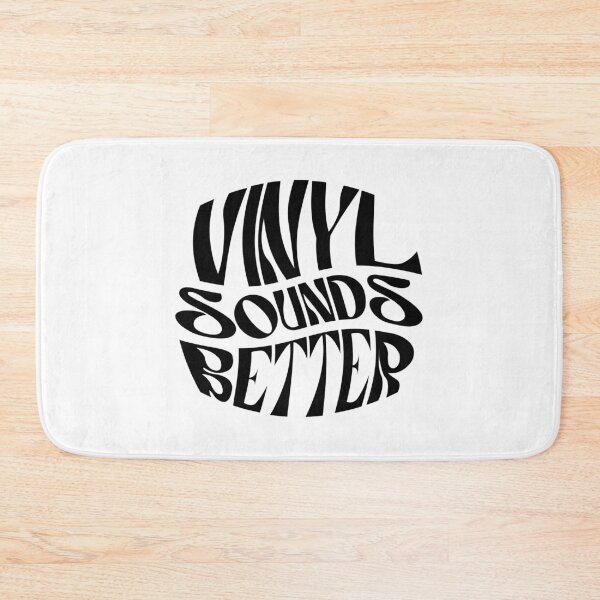 Item preview, Vinyl sounds better (black) designed and sold by didijuca.