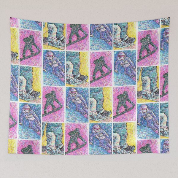 Item preview, Snowboarding Art for Kids designed and sold by Kitslam Art.