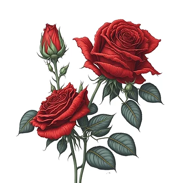 Artwork thumbnail, Red Roses by Rislam