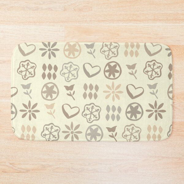 Item preview, Neutral Boho Retro Mid Century Nostalgic Christmas Pattern designed and sold by blomastudios.