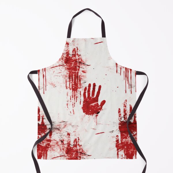 Item preview, True Crime Lovers Bloody Handprints Halloween designed and sold by The Ginger Dragonfly Design Company.