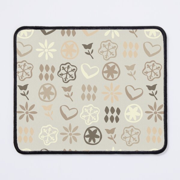 Item preview, Taupe Grey Boho Retro Mid Century Nostalgic Christmas Pattern designed and sold by blomastudios.