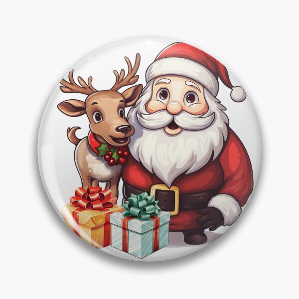 Item preview, Santa and deer Christmas  designed and sold by RenderlyYours.