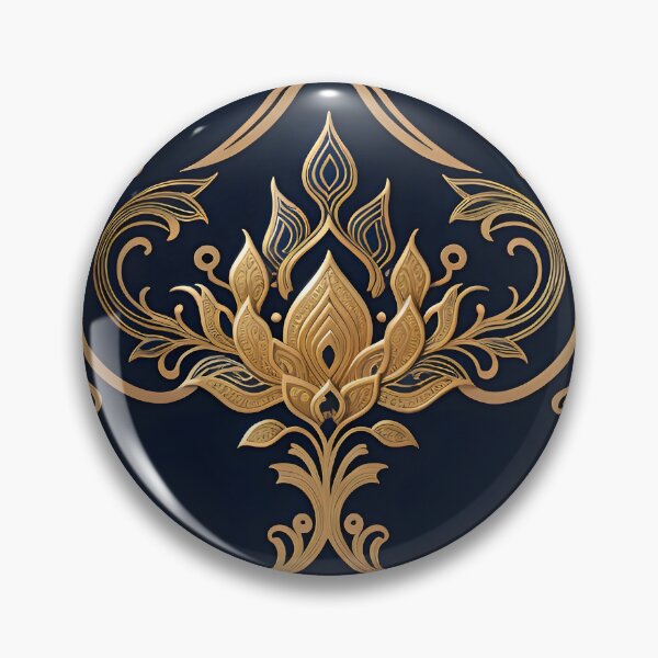 Item preview, Gold Leaf Floral designed and sold by MobizArt.
