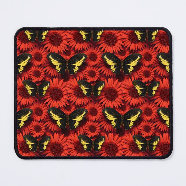 Item preview, Red & Yellow Butterfly Composite Overlay Pattern #3 designed and sold by ARTficiallyAnon.