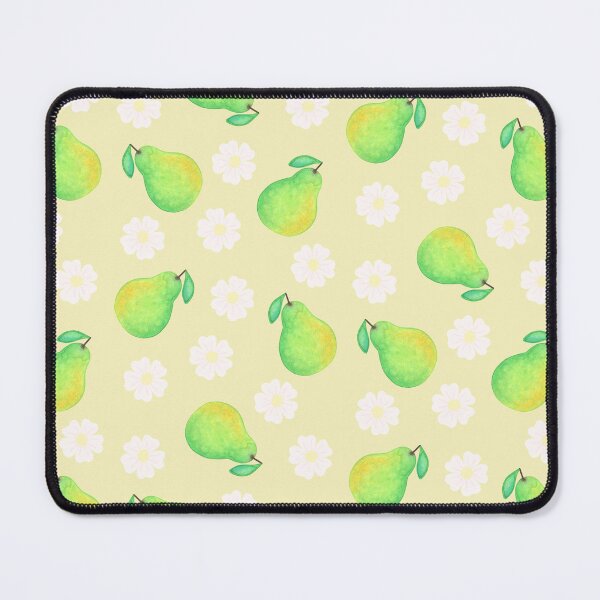 Item preview, Pear floral pattern painted with gouache designed and sold by NashTheArtist.