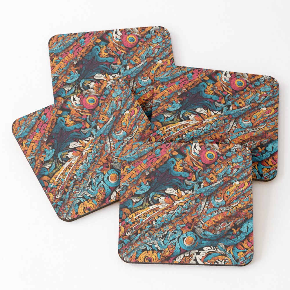 Item preview, Coasters (Set of 4) designed and sold by DJALCHEMY.