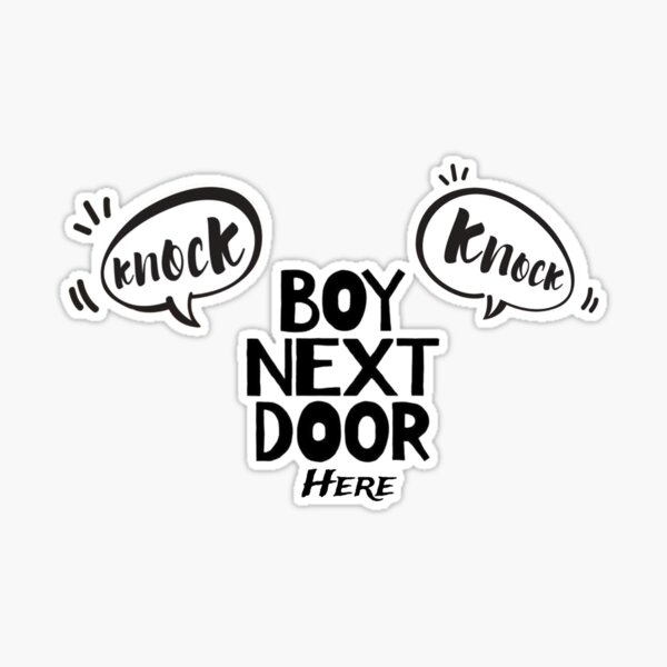 BOYNEXTDOOR KCON2025 白黒イハンポラロイド風レアイラスト BoyNextDoor Here!