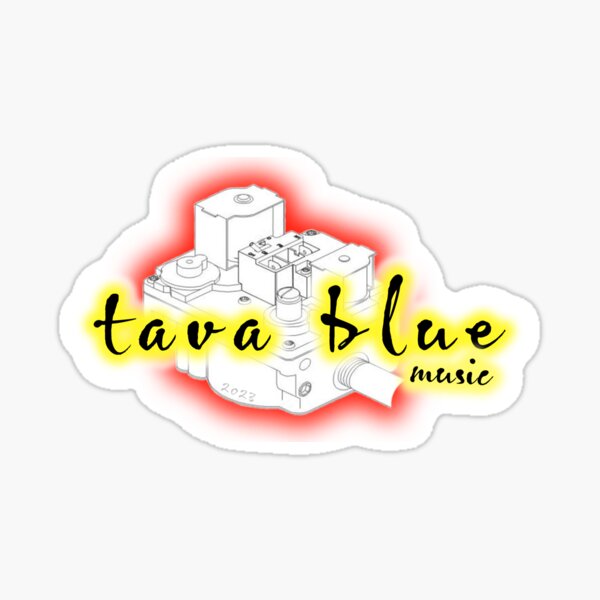 Tava Blue - gasValve Sticker