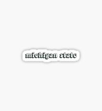 Michigan State Retro Sticker