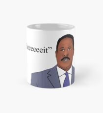 Taza clásica The Wire - Senador Clay Davis, Sheeeeeeit.
