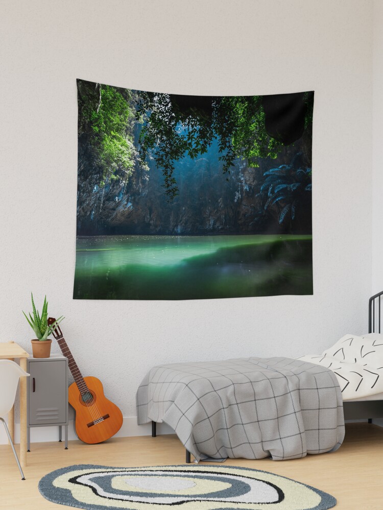 Thumbnail 1 of 3, Tapestry, Lagoon designed and sold by Nicklas Gustafsson.