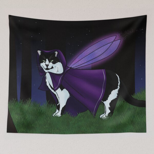 Item preview, The Rogue Fairy Cat designed and sold by AvalonUnmuzzled.