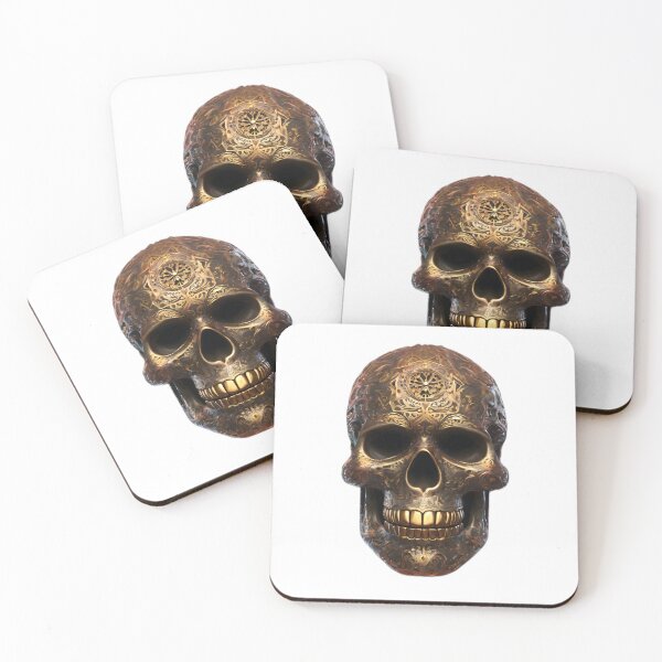 Item preview, Golden skull  designed and sold by dspayne1.