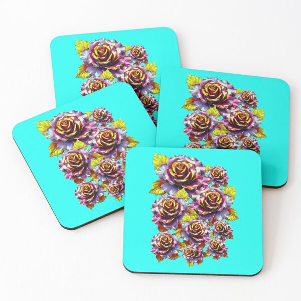 Item preview, Beautiful Rainbow Colored Roses, fantasy flowers designed and sold by LoneAngel.