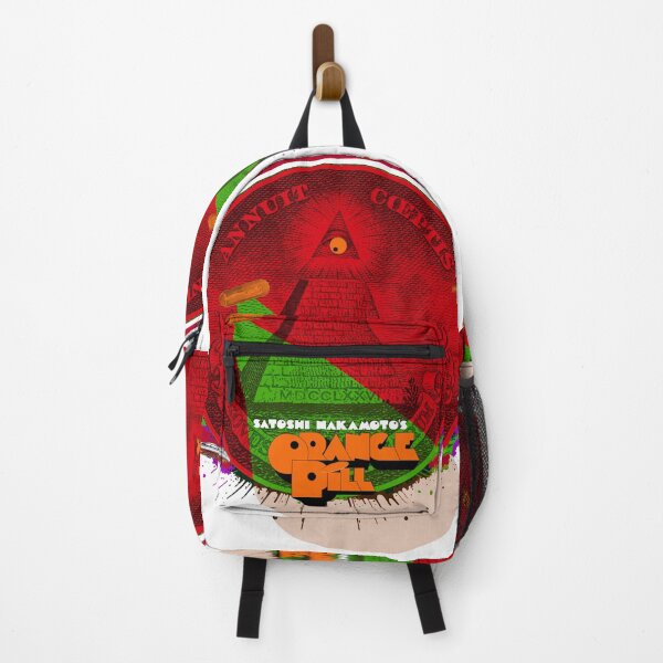 Item preview, Satoshi Nakamoto's Orange Pill (Red Version). designed and sold by OSOsUFOs.