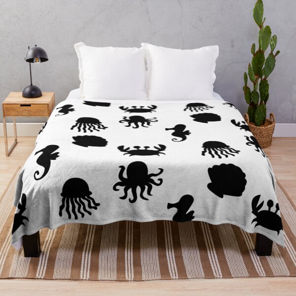 Item preview, Sea animals silhouette designed and sold by KetiaArtWorld.